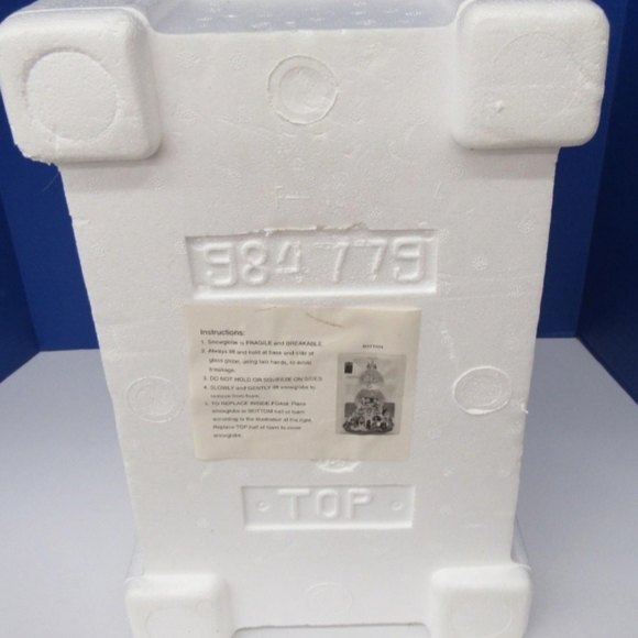  World of Disney 3 Tier Double Snow Globe Music Box-Original Packaging - Picture 10 of 11